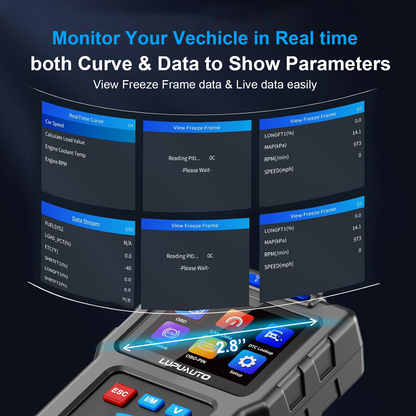 KONTOP T200 Professional OBD2 Scanner | Full System Code Reader with Live Data & EVAP Test