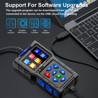 T300 OBD2 Scanner | Professional Car Diagnostic Tool with Live Data, DTC Reader & Battery Test