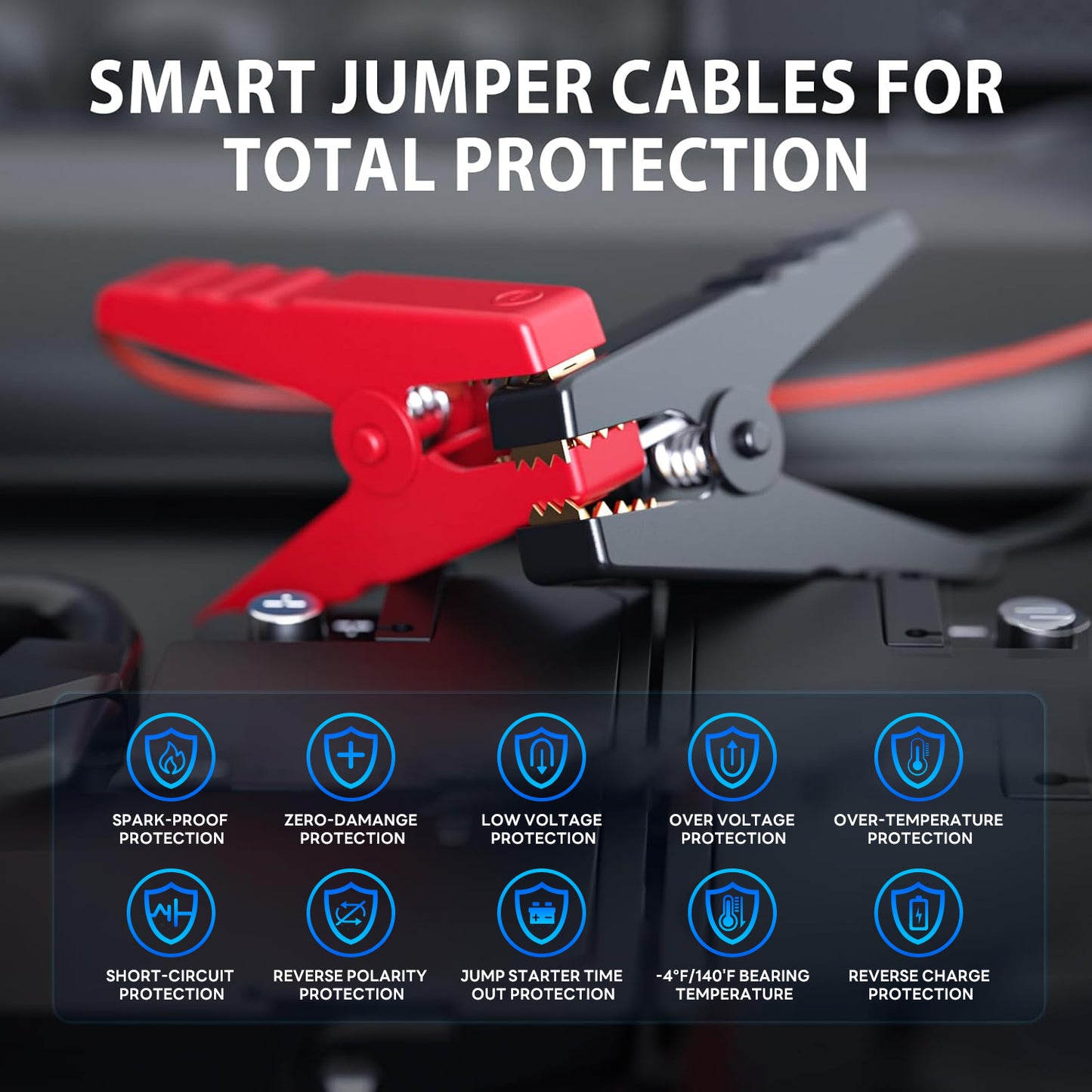 KONTOP 4000A Jump Starter with Air Compressor | 160 PSI Tire Inflator