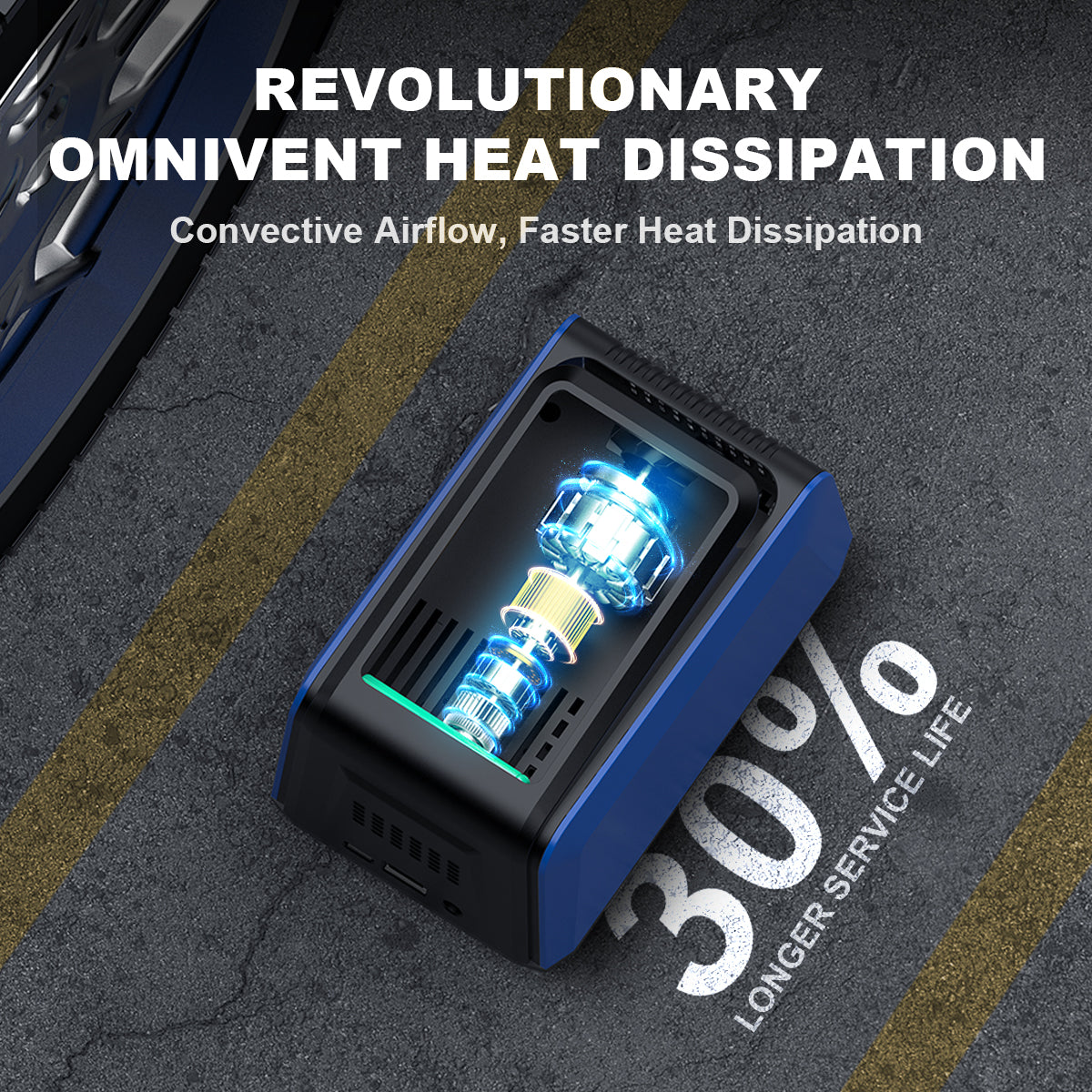 KONTOP 4-IN-1 Portable Tire Inflator | 150 PSI Fast Air Pump, Wireless & Car Power Dual Mode