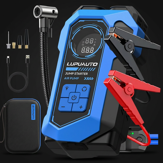 KONTOP 4000A Jump Starter with Air Compressor | 160 PSI Portable Battery Booster for 10L Gas & 8.5L Diesel